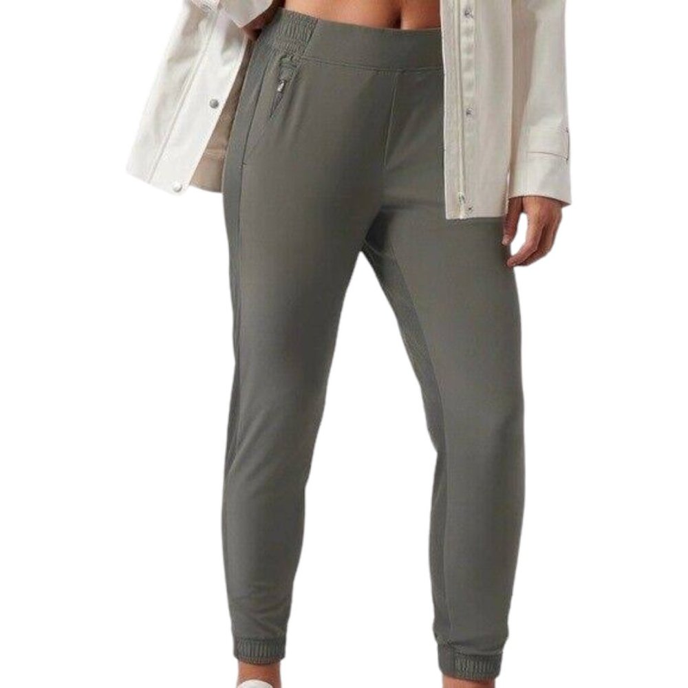 ATHLETA BROOKLYN JOGGER IN MOUNTAIN OLIVE SIZE 16